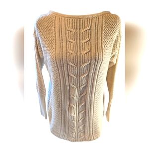 Chaps Small Cream Sweater